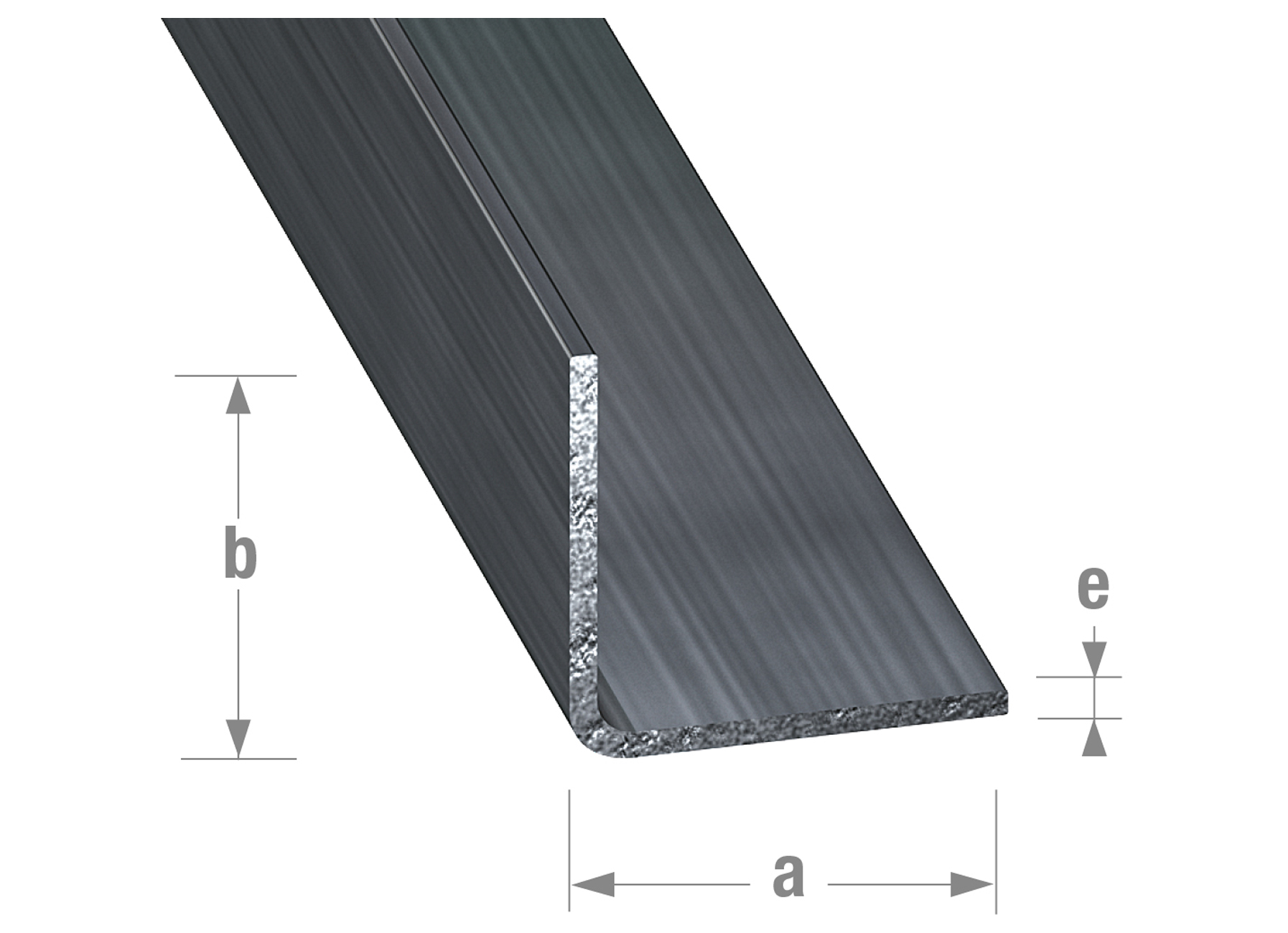 CORNIERE ACIER LAMINE A FROID 15X15X1,5MM 1M