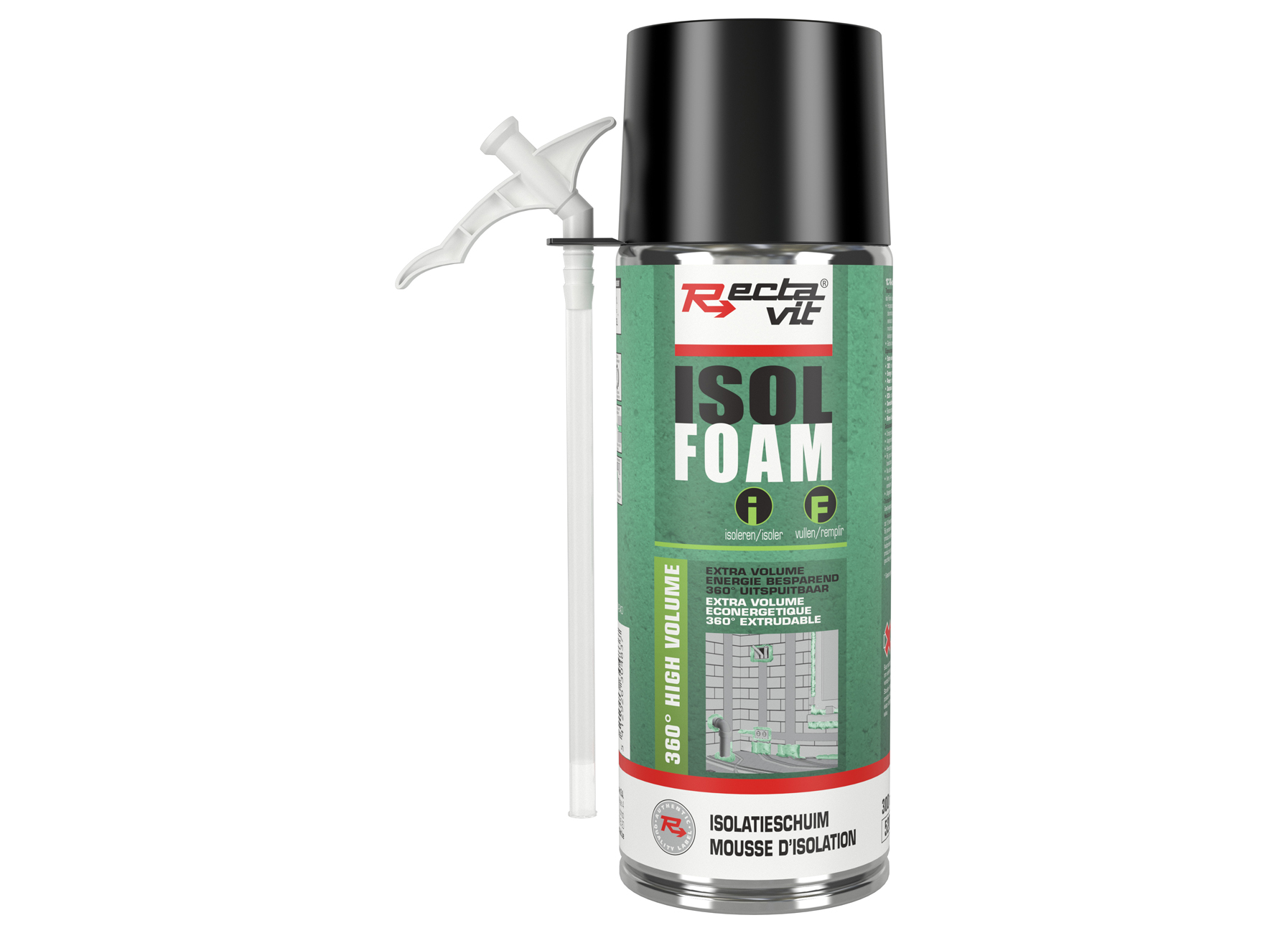 RECTAVIT ISOL FOAM 360° HIGH VOLUME 300ML