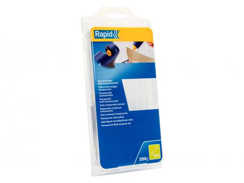 RAPID LIJMPATRONEN TRANSPARANT 250G Ø12X190MM