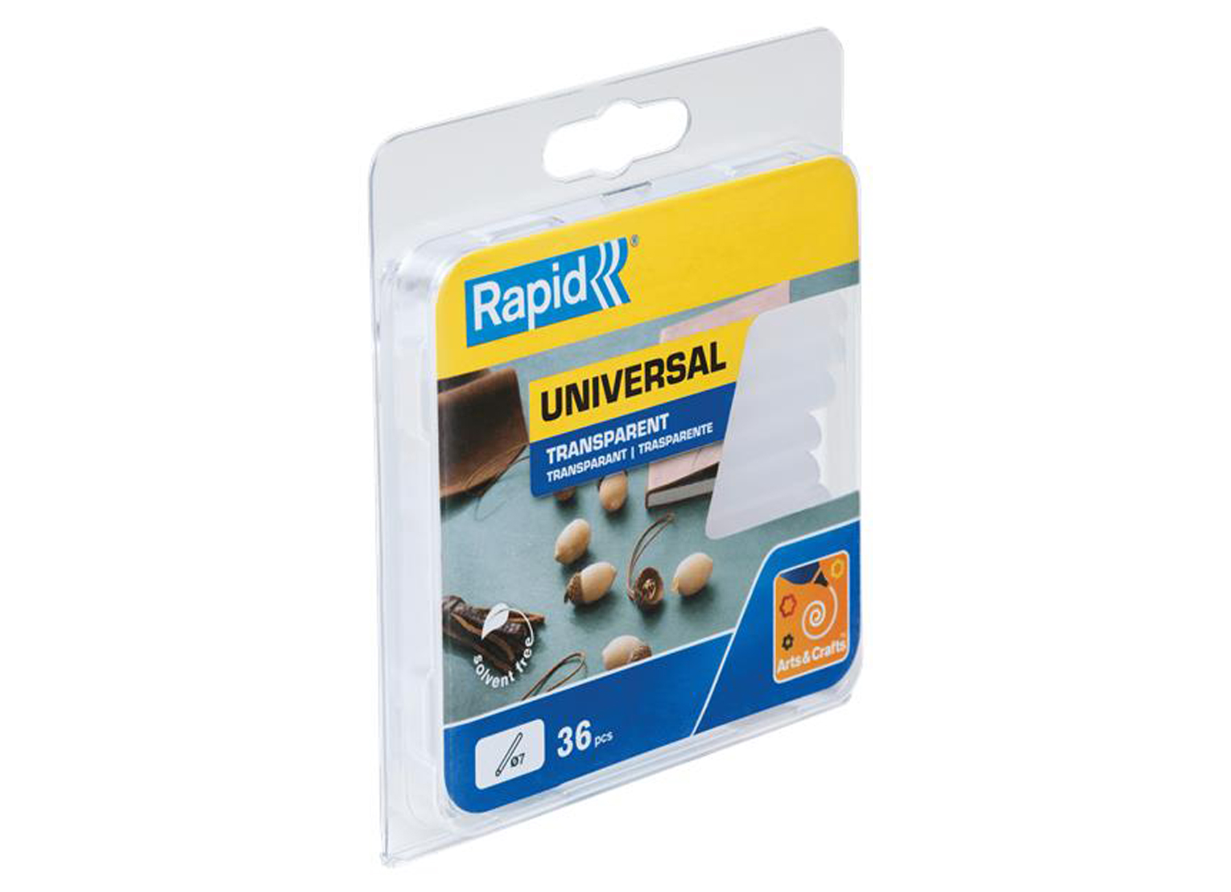RAPID BATONS DE COLLE TRANSPARENT 115G Ø7X90MM