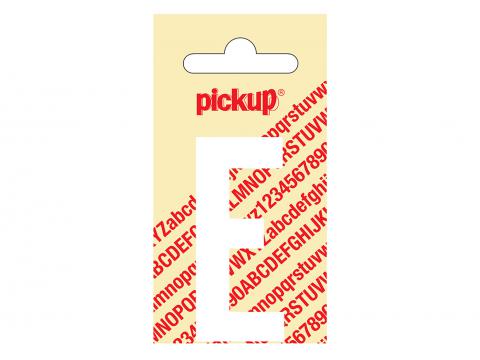 PLAKLETTER NOBEL 60 MM WIT E