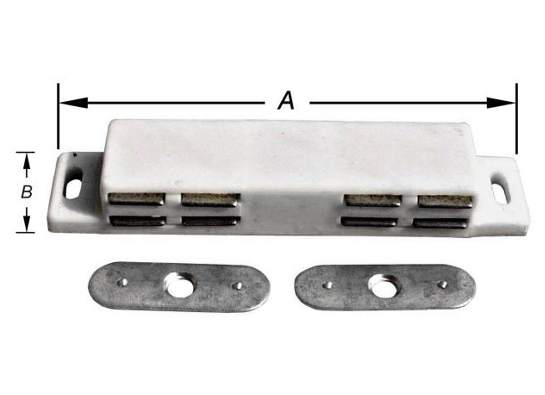 MAGNETISCHE SLUITING DUBBEL 2X4KG