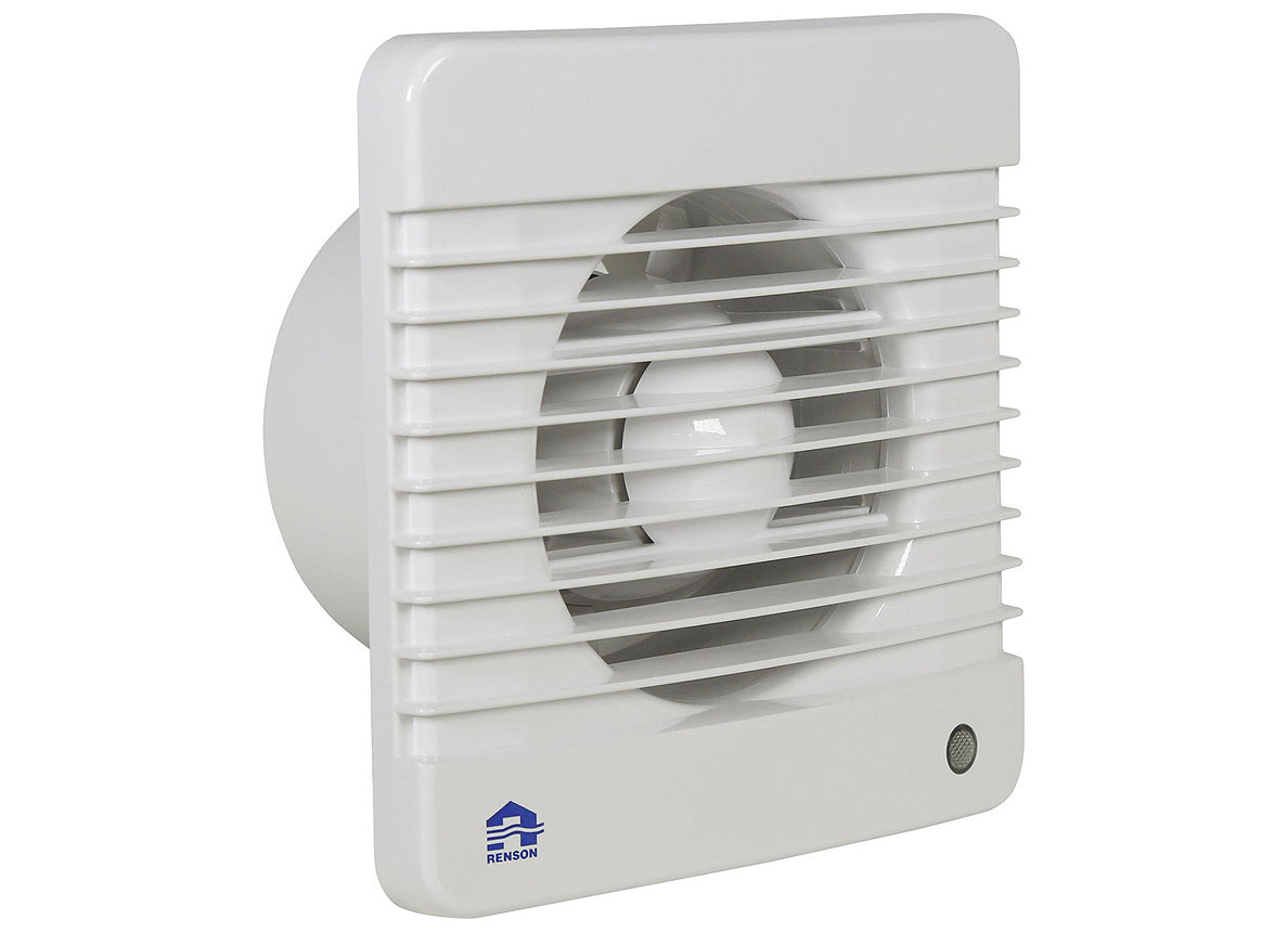 RENSON VENTILATEUR MECHANIQUE AVEC TEMPORISATEUR 7201T BLANC Ø100MM