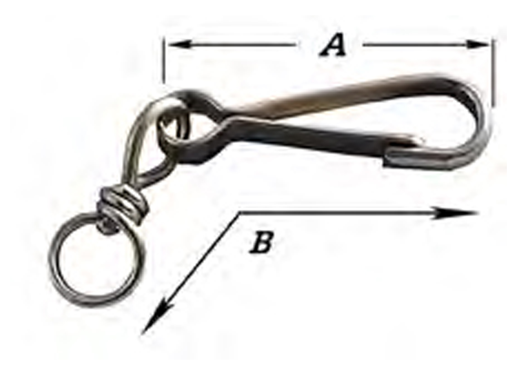 PORTE-MOUSQUETON SIMPLEX NICKELE