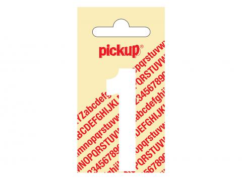 PLAKCIJFER NOBEL 60MM WIT 1
