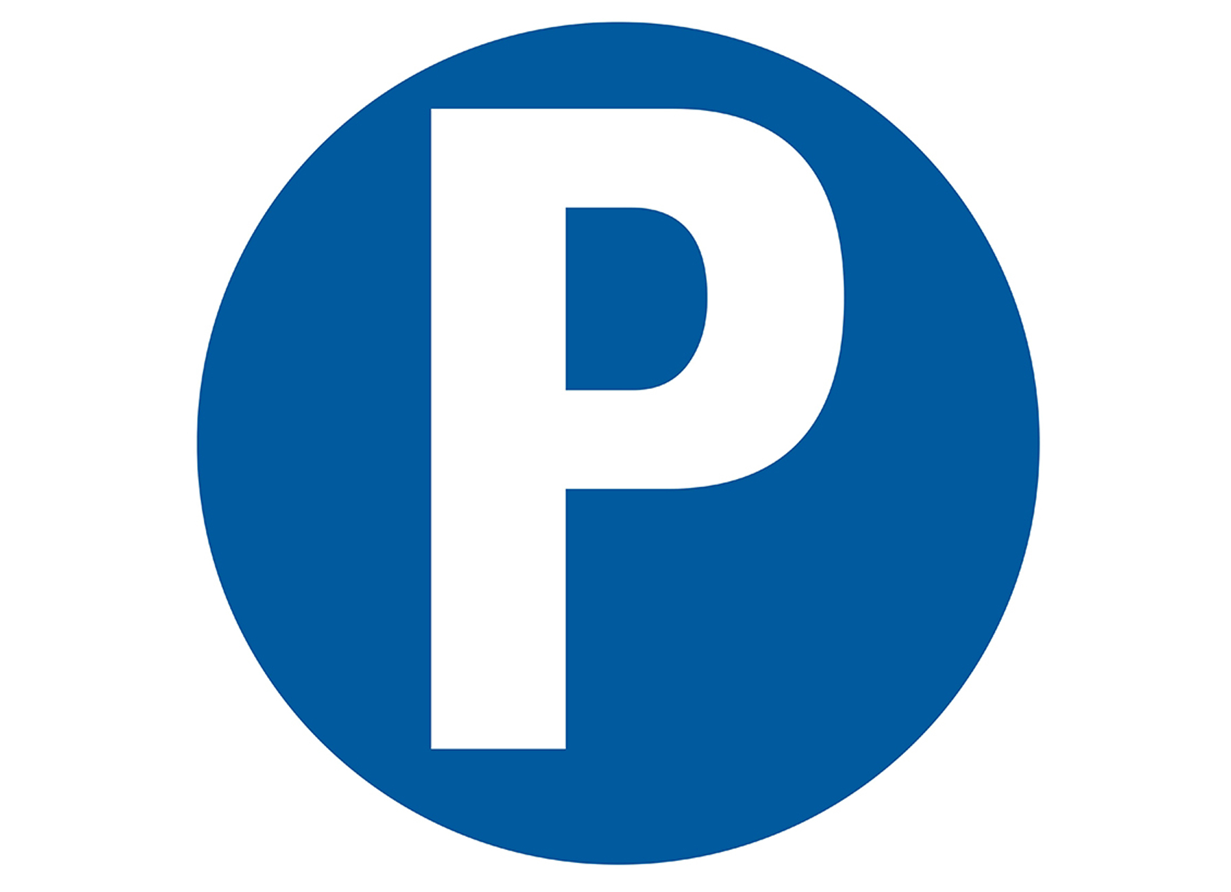 PANNEAU PARKING P Ø30CM