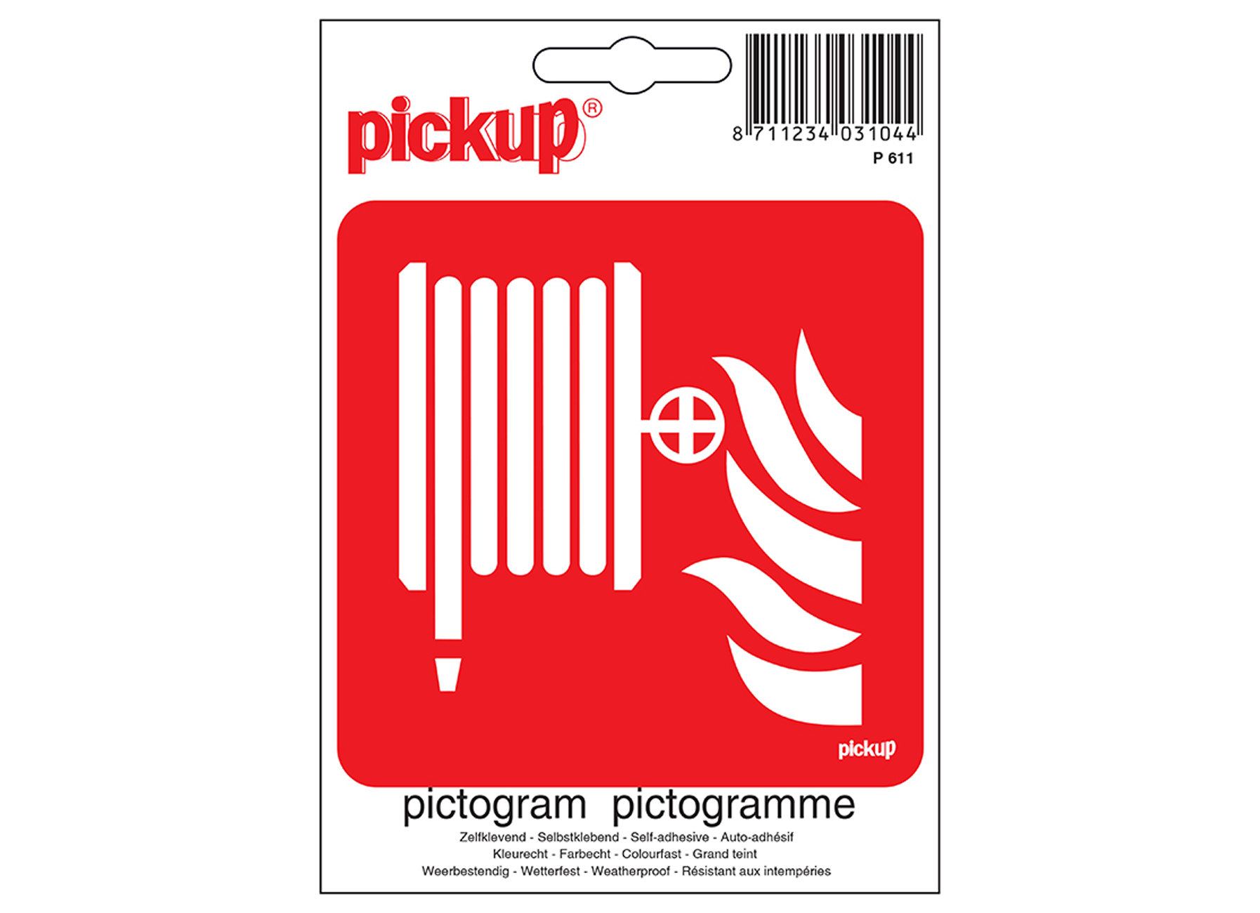 PICTOGRAMME 10X10CM DEVIDOIR INCENDIE