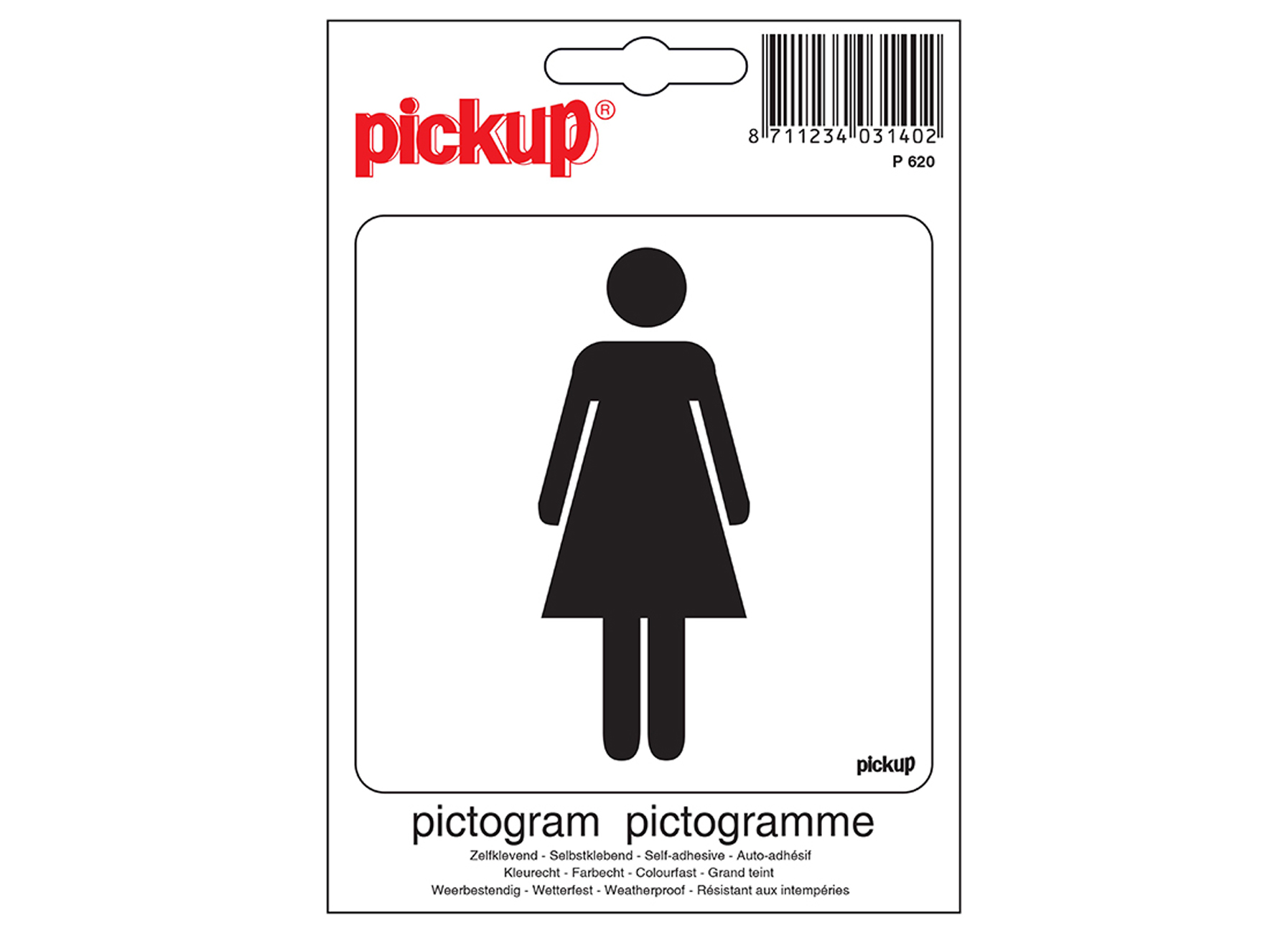 PICTOGRAMME 10X10CM FEMMES