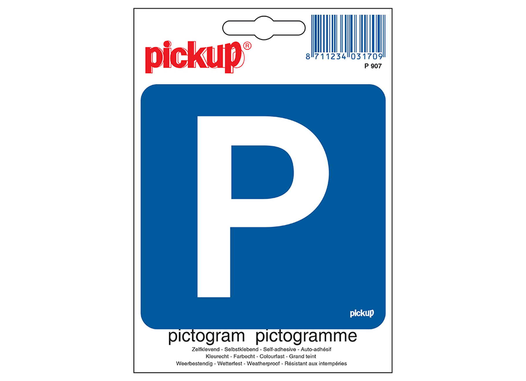PICTOGRAMME 10X10CM PARKING