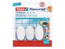 TESA POWERSTRIPS HAKEN OVAAL WIT SMALL 3 STK
