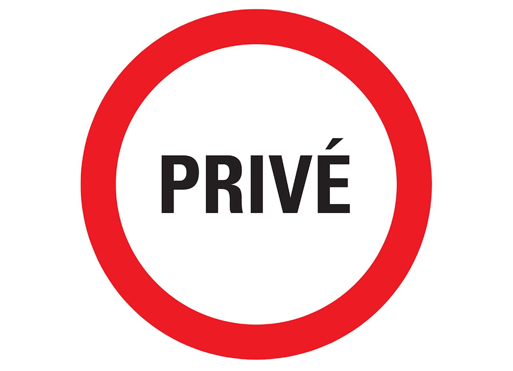 BORD Ø18CM PRIVÉ