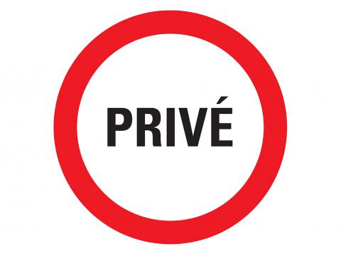 BORD Ø18CM PRIVÉ