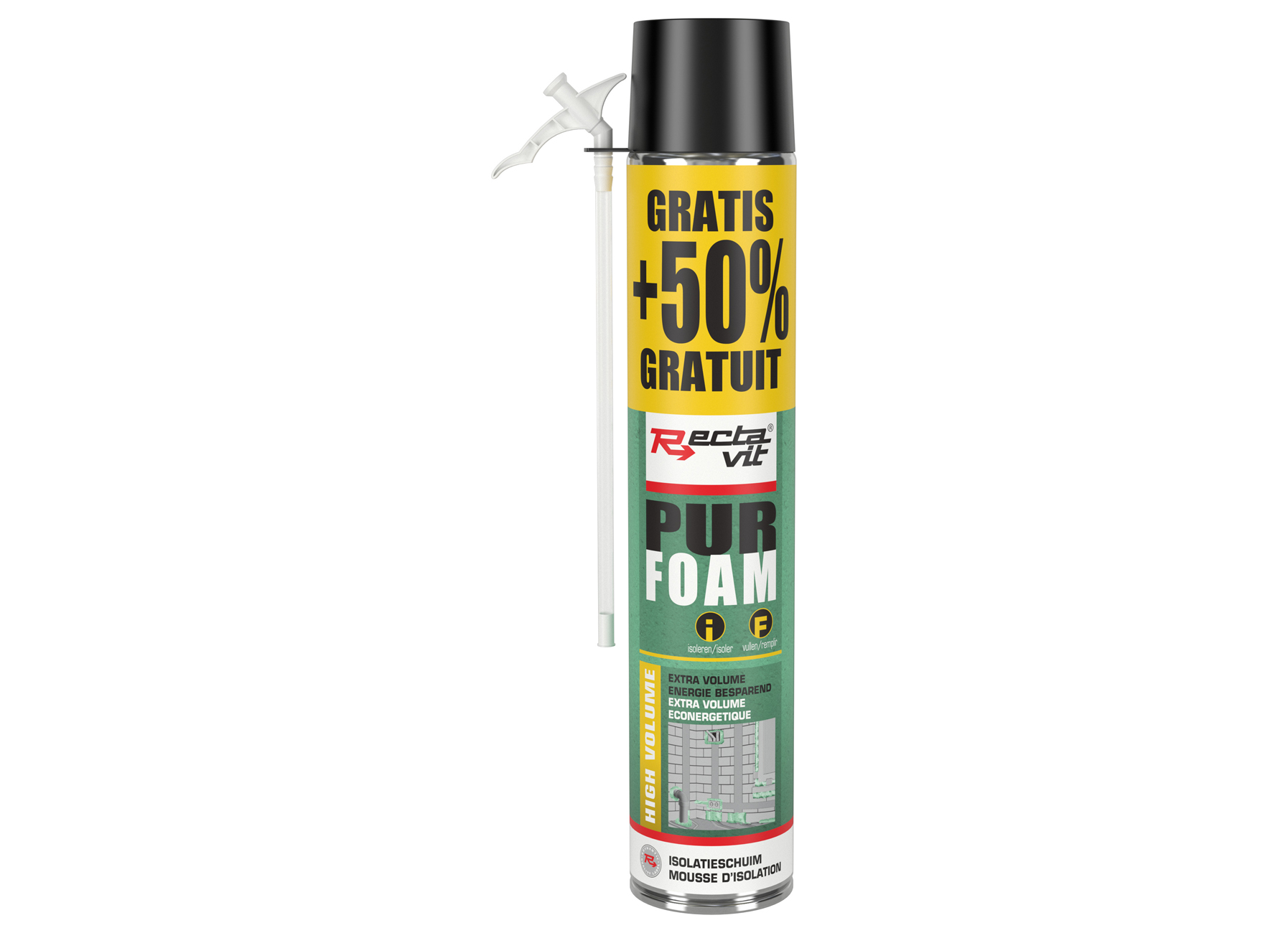 RECTAVIT PUR-FOAM 500 ML+250 ML GRATIS