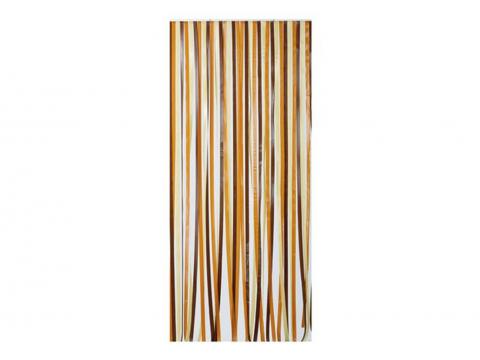 STRIPGORDIJN ANTILLES 90X200 BRUIN + BEIGE
