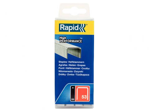 RAPID AGRAFES 53/12MM GALVA 5000 PIECES