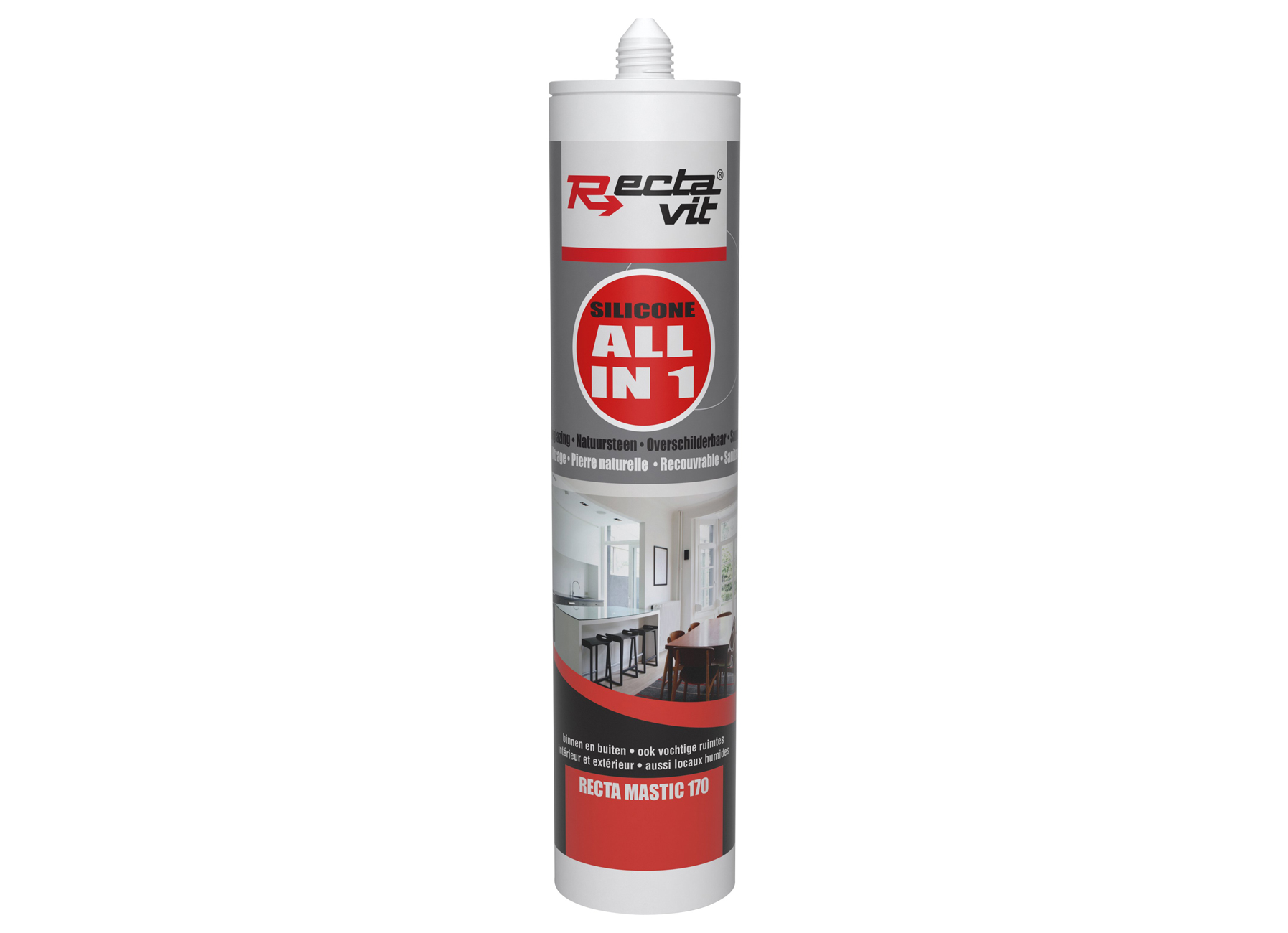 RECTA-MASTIC 170 ALL IN ONE GRIJS (RAL 7030) NEUTRAL