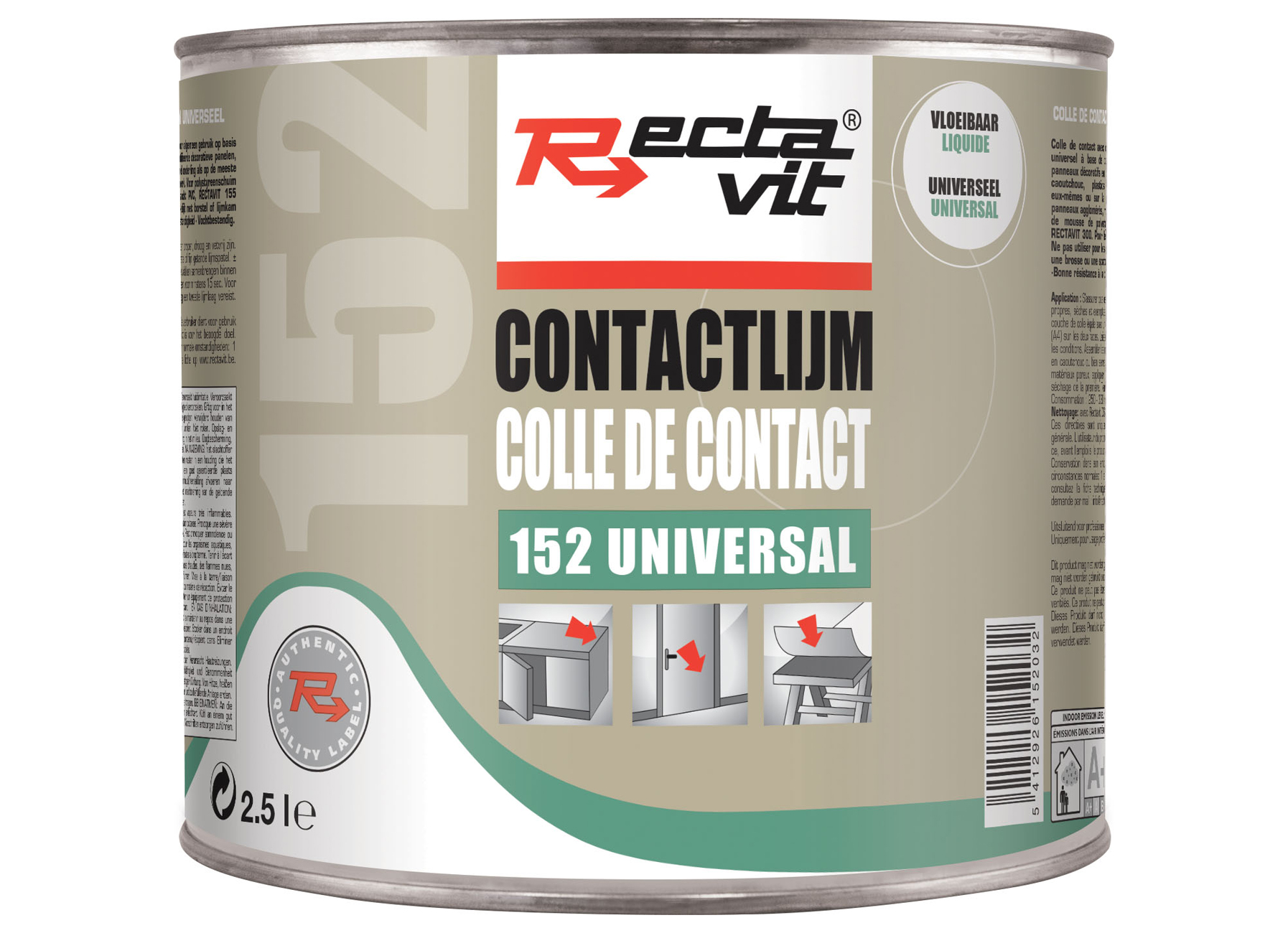 RECTAVIT 152 UNIVERSAL 2.5L