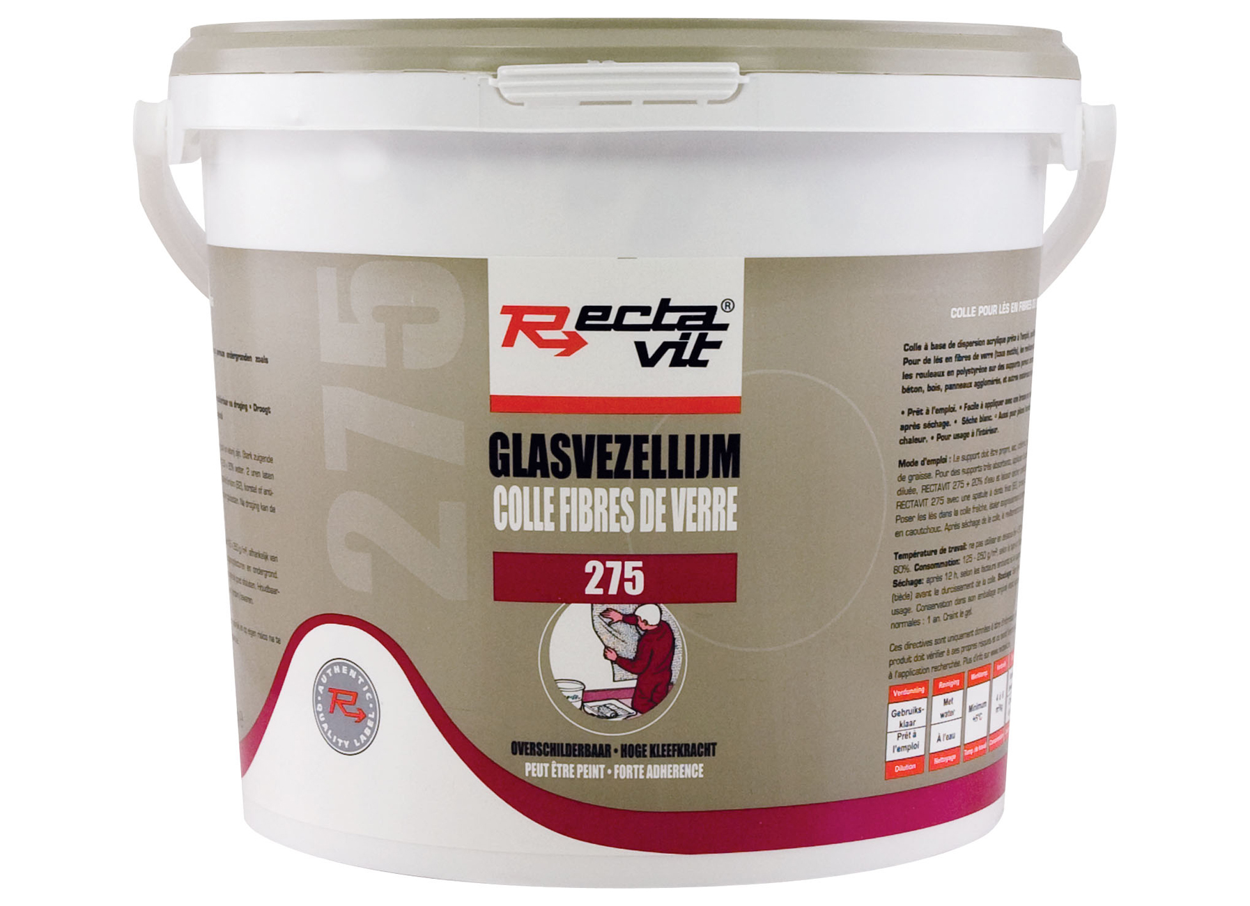 RECTAVIT 275 COLLE DE FIBRES DE VERRE