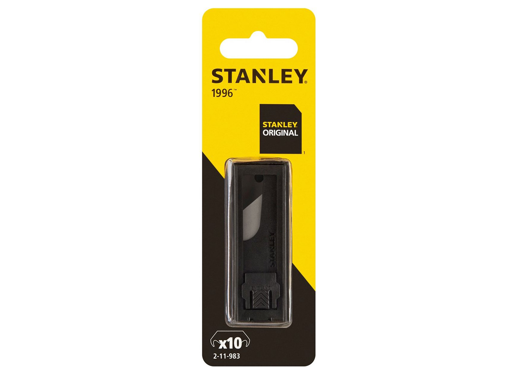 STANLEY SPARE BLADES 1996 SANS TROUS - 10 PIECES/DISTRIBUTEUR