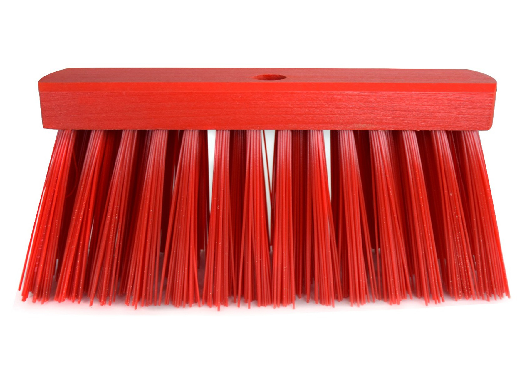 STRAATBEZEM PVC LANG ROOD 30CM PLAT