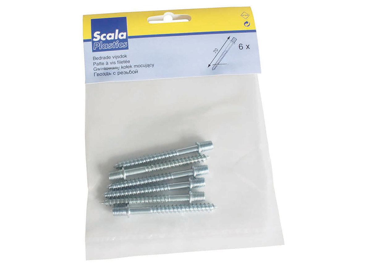 SCALA PATTE A VIS 70MM 6PC