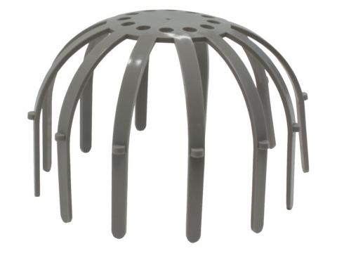CRAPAUDINE PLASTIQUE GRIS FONCE 80MM