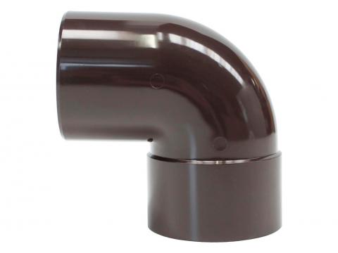 COUDE PLUVIALE Ø80MM 87° BRUN M/F