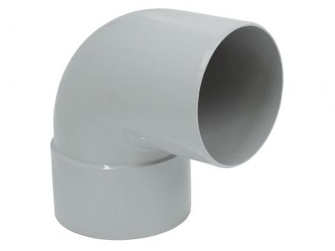 REGENWATER BOCHT Ø80MM 87° LICHTGRIJS M/F