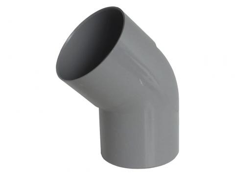 REGENWATER BOCHT Ø100MM 45° DONKERGRIJS M/F