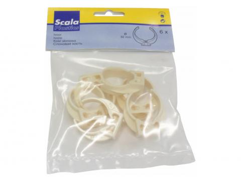 FIXO Ø40 IVOIRE PREEMBALLE 6 PIECES
