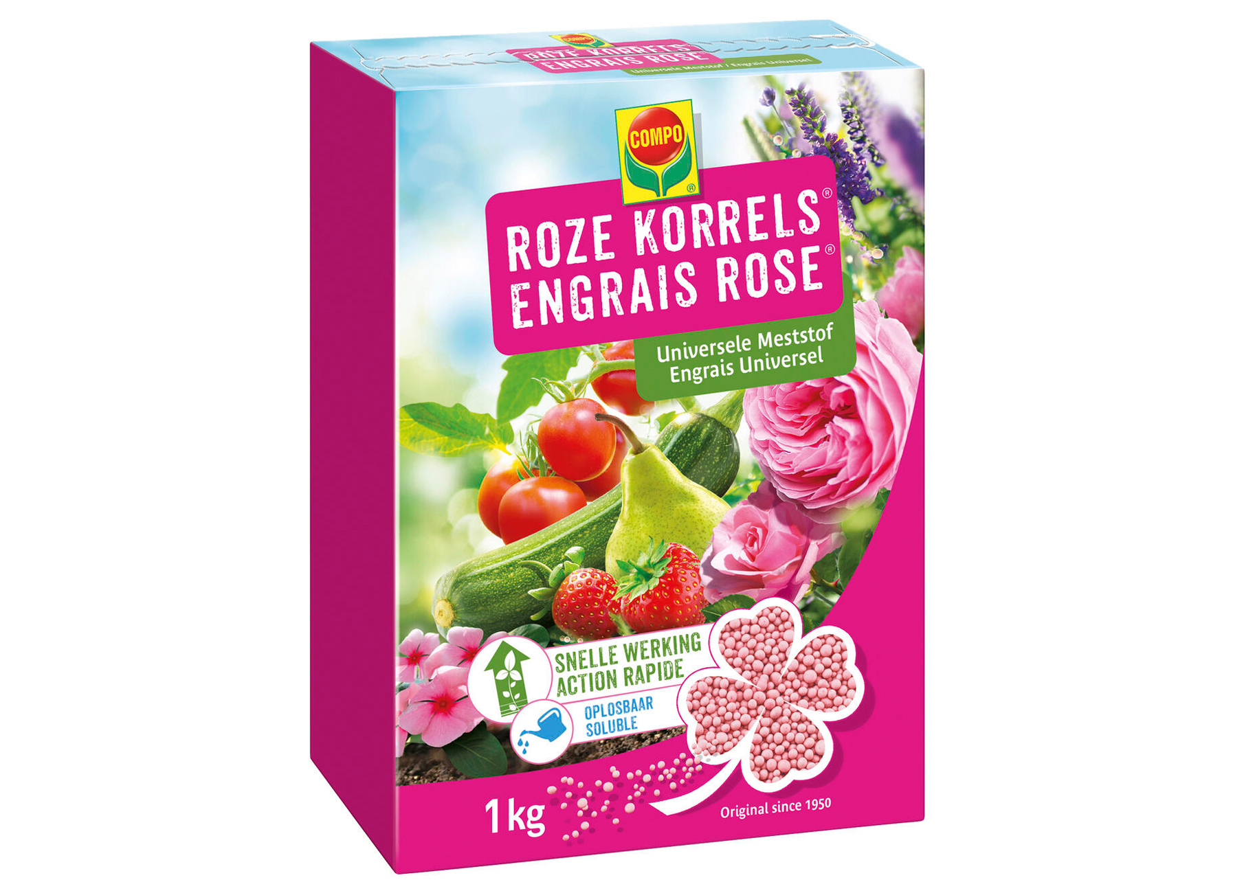 COMPO GRAINS ROSES ENGRAIS UNIVERSEL 1KG