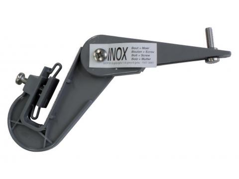 GOFIX+ PATTE DE FIXATION PVC GRIS FONCE