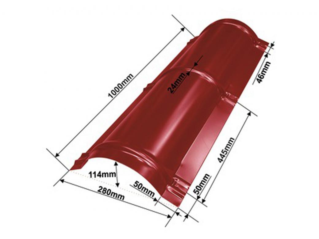 PANNEAU DE TUILES METALIQUE NOIR RAL9005