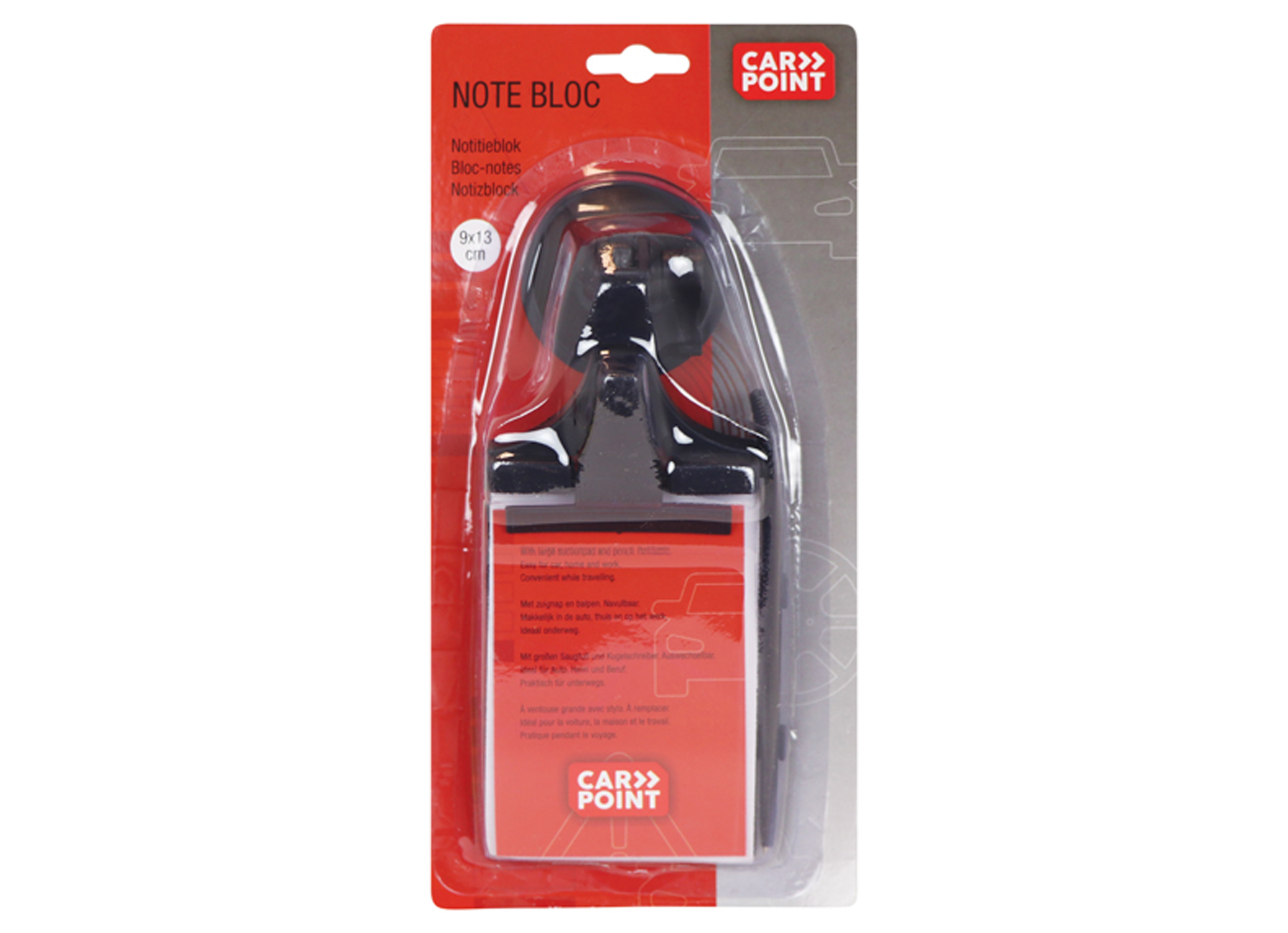 BLOC-NOTE AVEC VENTOUSE