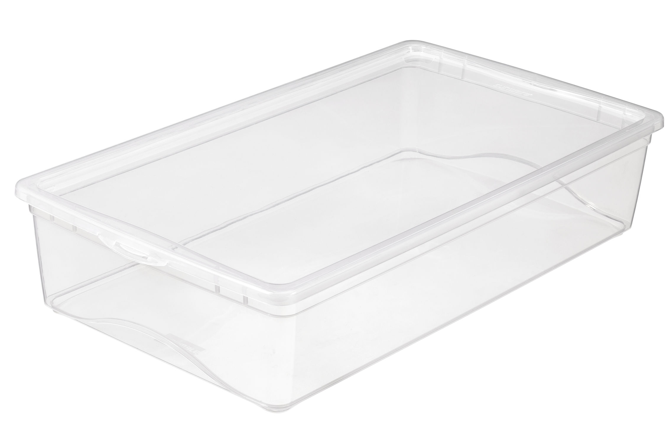 OMEGA CLEARBOX AVEC COUVERCLE 19L TRANSPARENT