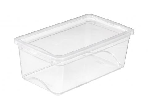 OMEGA CLEARBOX MET DEKSEL 6L TRANSPARANT
