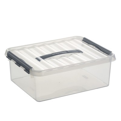 Q-LINE BOX 12L TRANSPARENTMETAL