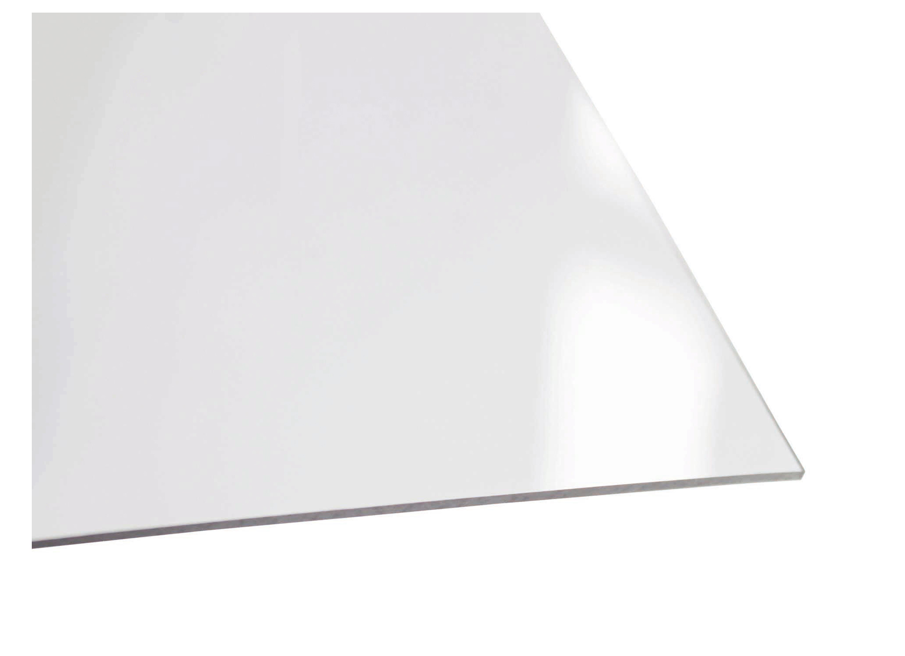 PLAQUE PVC LISSE CRISTAL 1X2M 2.0MM