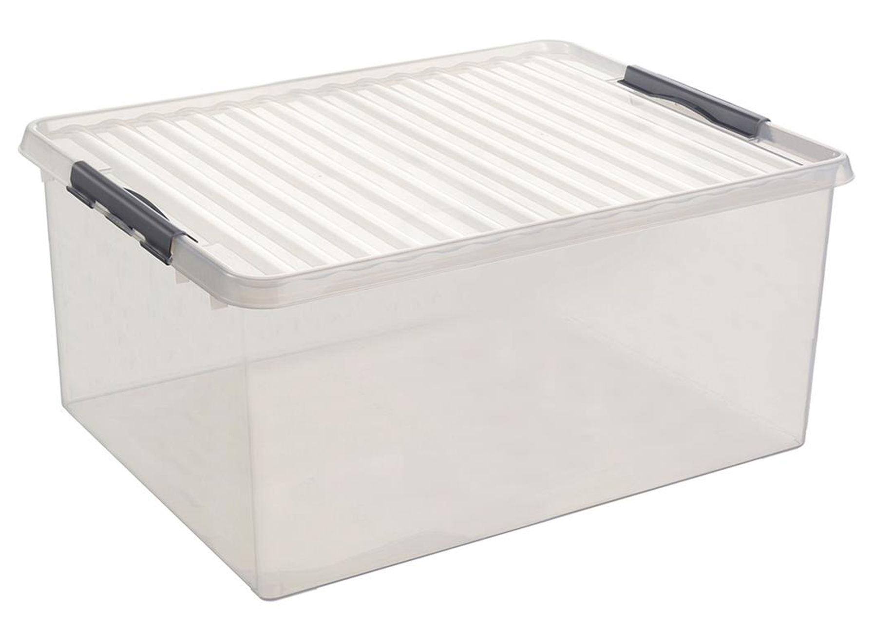 Q-LINE BOX 120L TRANSPARENT/METAL