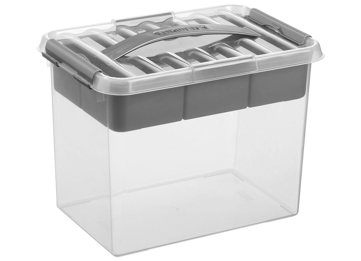 Q-LINE MULTIBOX 9L TRANSPARENT/METALIQUE