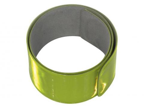 CARPOINT REFLECTIE ARMBAND SNAP-WRAP GEEL 35CM