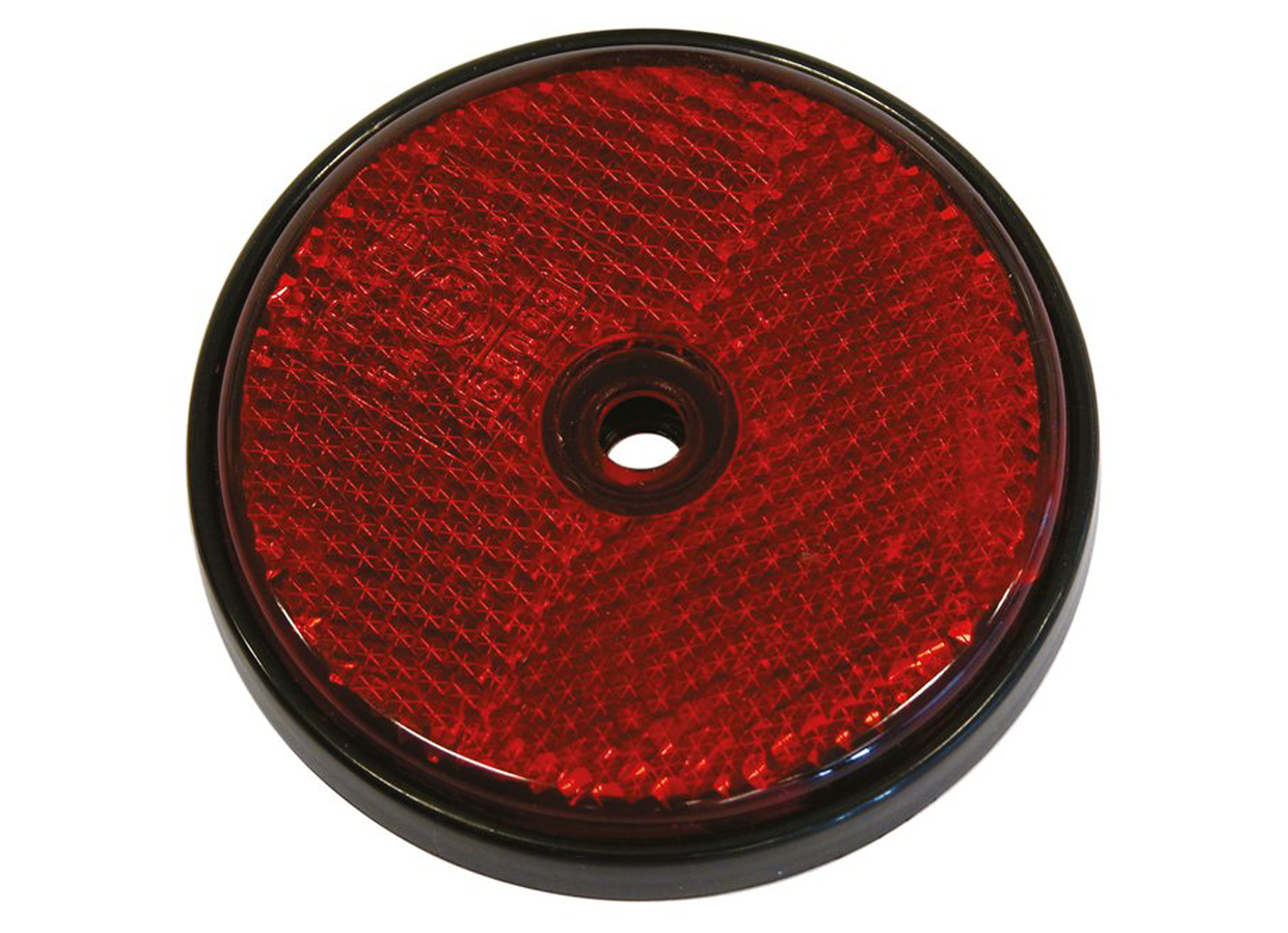 CATADIOPTRES RONDES 70MM ROUGE 2 PIECES