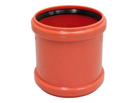 MANCHON COULISSANT PVC ROUGE-BRIQUE Ø110MM