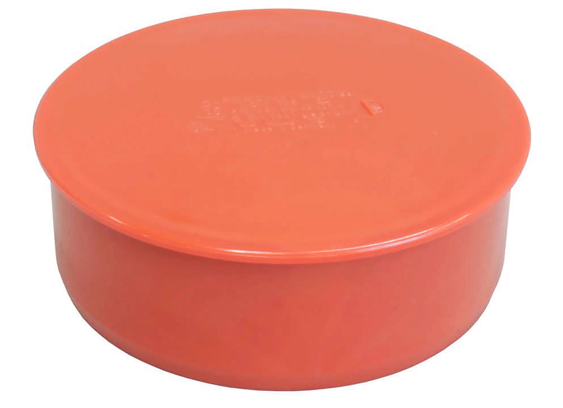 BOUCHON D'EGOUT Ø125MM ROUGE-BRUN