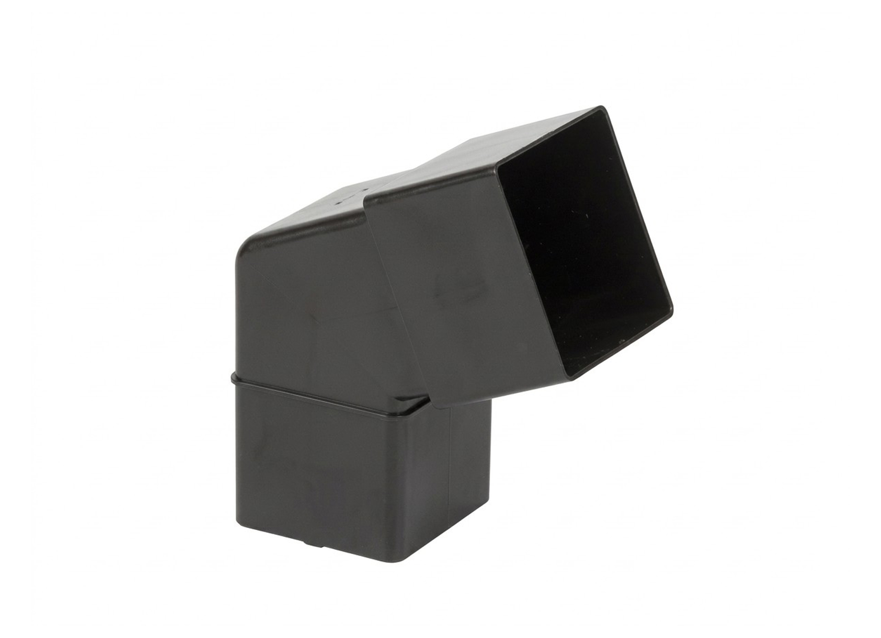 RWA BOCHT PVC VIERKANT 80X80MM 67° DONKERGRIJS M/F