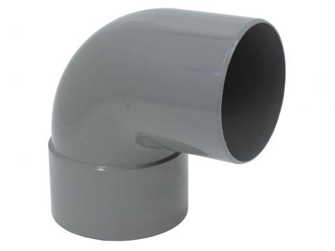 REGENWATER BOCHT Ø80MM 87° DONKERGRIJS M/F