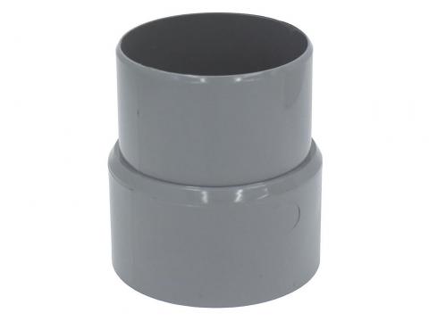 MOF PVC Ø80MM M/S DONKERGRIJS