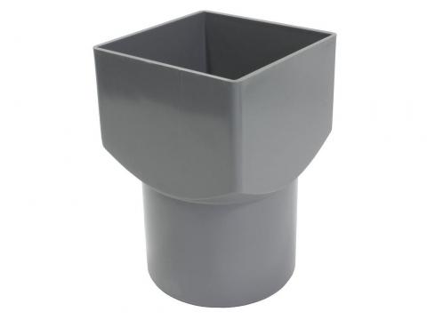 PASSAGE 80X80/Ø80 GRIS