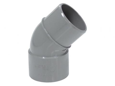 SANITAIRE BOCHT PVC Ø50MM 45° M/F