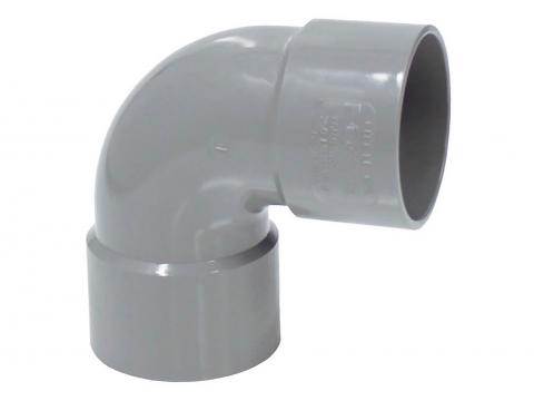 COUDE SANITAIRE PVC Ø80MM 87° F/F